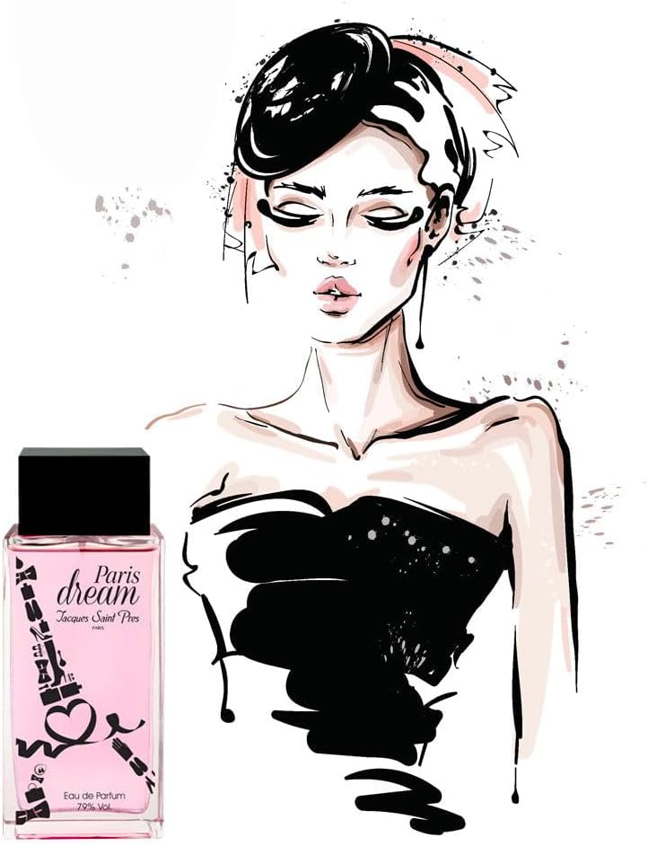 JACQUES SAINT PRÉS - Eau de Parfum Paris Dream - Floral Fruité - Parfum Femme - Vaporisateur - Made in France - 100 ml