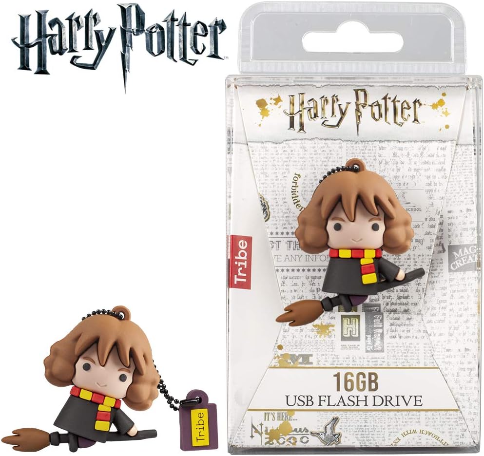 Tribe - Clé USB 32 Go Harry Potter - Mémoire Flash Drive 2.0, Personnage Saga Harry Potter, Clé USB Compatible avec Windows, Linux et Mac