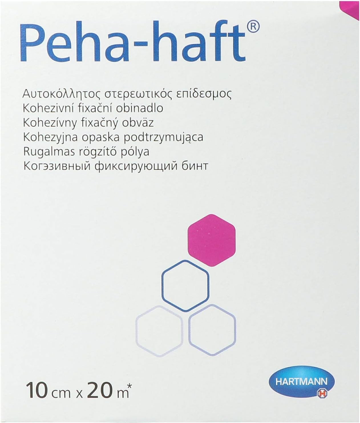 Hartmann Peha-Haft Bandage Compressive Sans Latex, 20 m x 10 cm