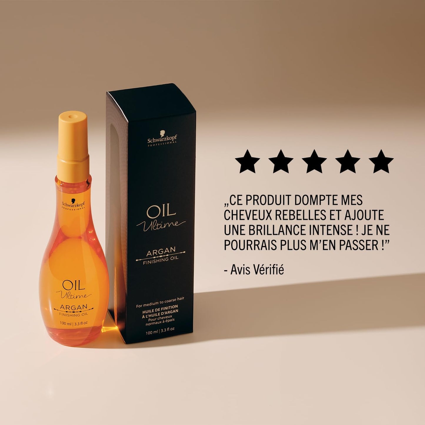 Schwarzkopf Professional Oil Ultime Huile De Finition Rose Huile Pour Cheveux Fins Et Stressés Purifiée Et Naturelle Lisse La Cuticule Anti Frisottis Protection Thermique Nourrissant Hydratant 100 ml