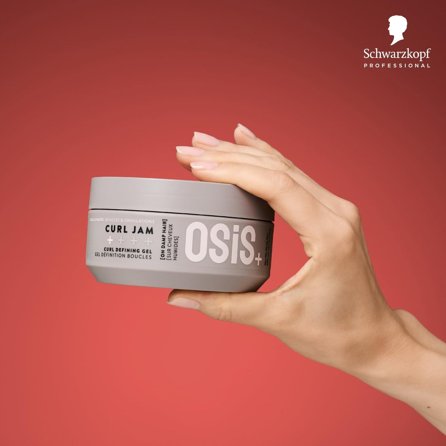 Schwarzkopf Professional OSiS Curl Jam Gel Pour Cheveux Boucles Naturelles Protection Contre L'Humidité Brillance Forte Définition Hydratant Adoucissant Fixation Légère 300 ml
