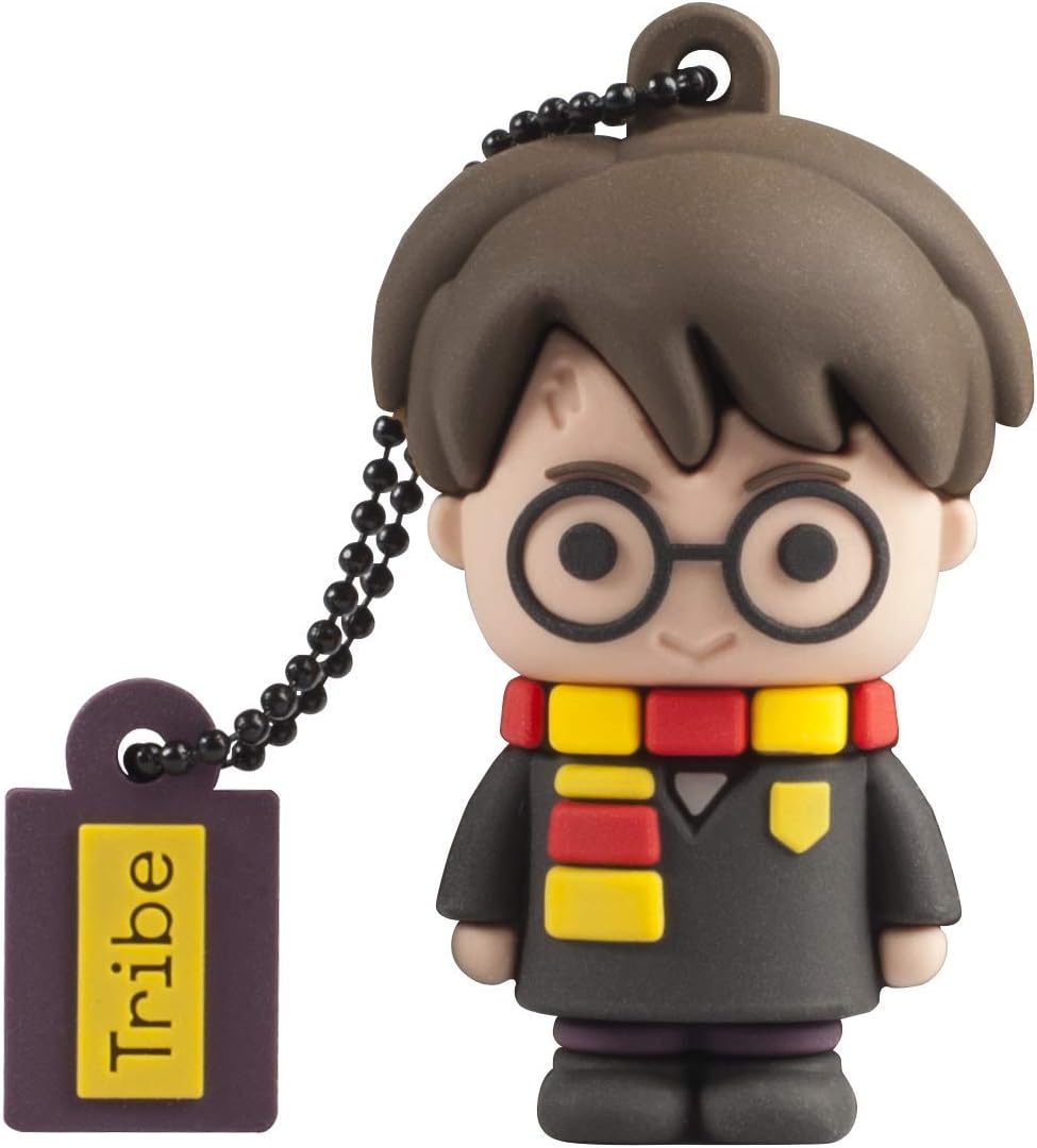 Tribe - Clé USB 32 Go Harry Potter - Mémoire Flash Drive 2.0, Personnage Saga Harry Potter, Clé USB Compatible avec Windows, Linux et Mac