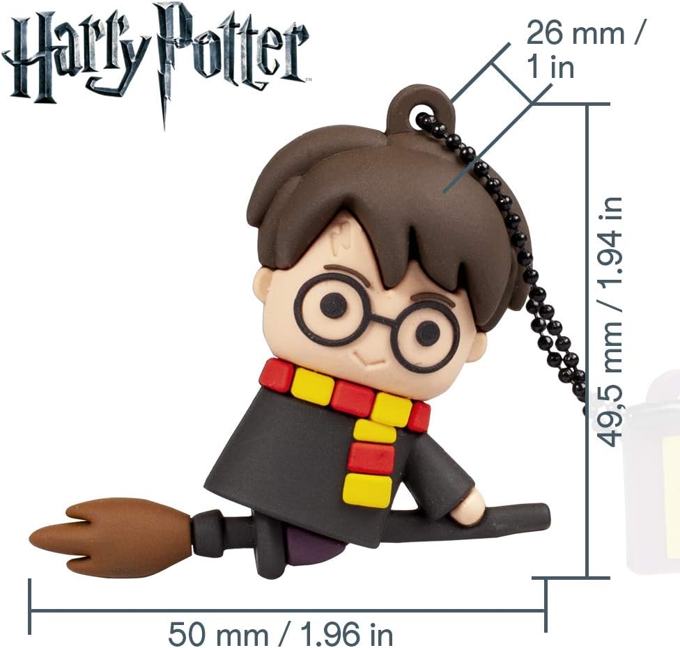 Tribe - Clé USB 32 Go Harry Potter - Mémoire Flash Drive 2.0, Personnage Saga Harry Potter, Clé USB Compatible avec Windows, Linux et Mac