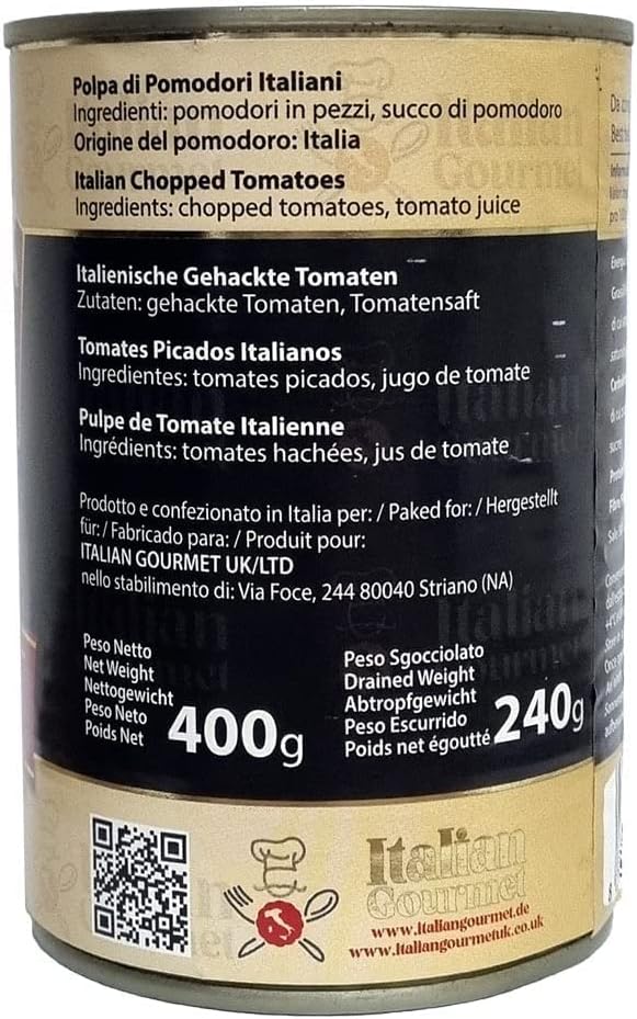 Italian Gourmet E.R. Adorn Vintage Supreme Lot de 12 crèmes anti-frisottis Effet ML. 200 + Polpa italien 400 g