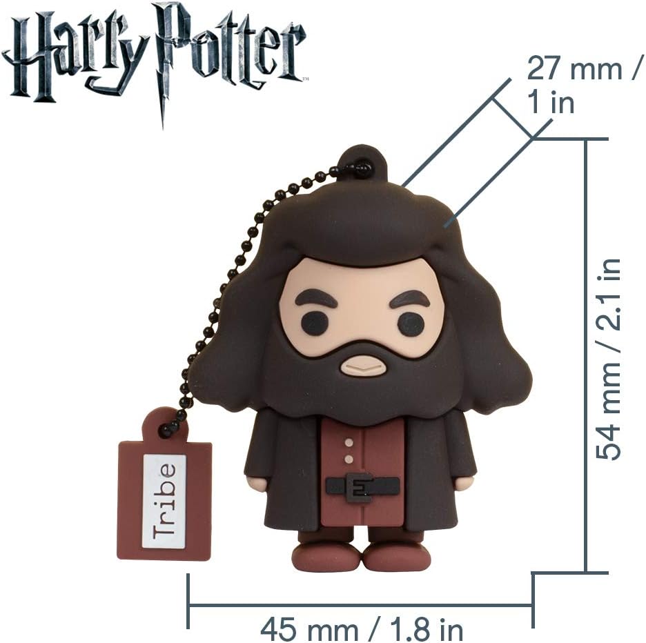 Tribe - Clé USB 32 Go Harry Potter - Mémoire Flash Drive 2.0, Personnage Saga Harry Potter, Clé USB Compatible avec Windows, Linux et Mac