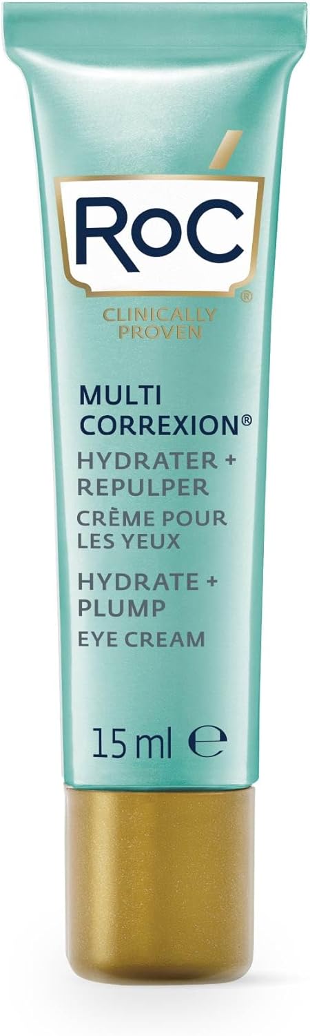 RoC - Multi Correxion Hydrate + Plump Sérum - Pour L'hydratation de la Peau - Effet Repulpant Maximal - Acide Hyaluronique - 10 Capsules