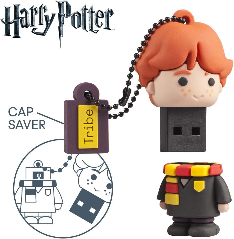 Tribe - Clé USB 32 Go Harry Potter - Mémoire Flash Drive 2.0, Personnage Saga Harry Potter, Clé USB Compatible avec Windows, Linux et Mac