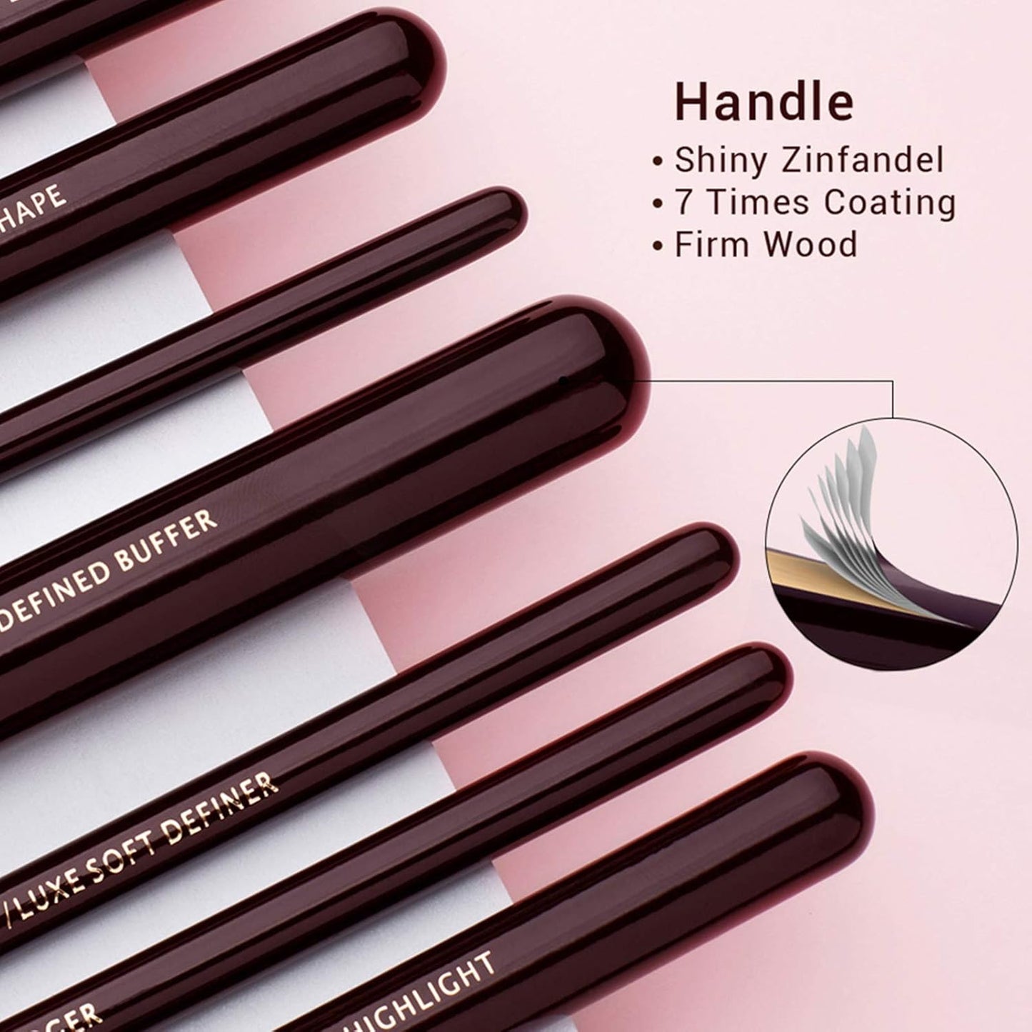 Jessup Pinceaux Maquillages 25pcs Ensemble Picneau à Maquillage Professionnel Pinceau Teint,Poudre,Fard à Paupières,Eye-Liner,Correcteur Pinceaux Kit Synthétiques Naturelles Noir/Or Rose T155