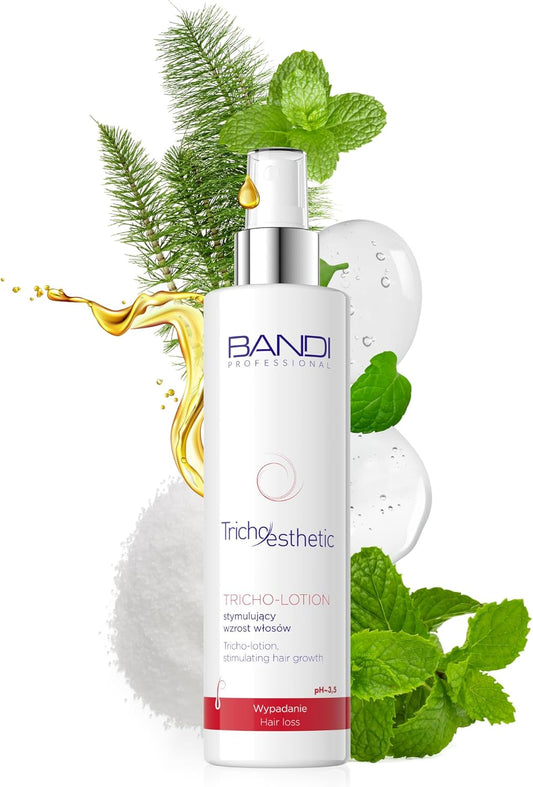 Bandi - Organic Hair Lotion with Horsetail and Peppermint for Hair Growth Nutrition Oxygenation of Bulbs, Blood Circulation and Hair Health Natural Ingredients