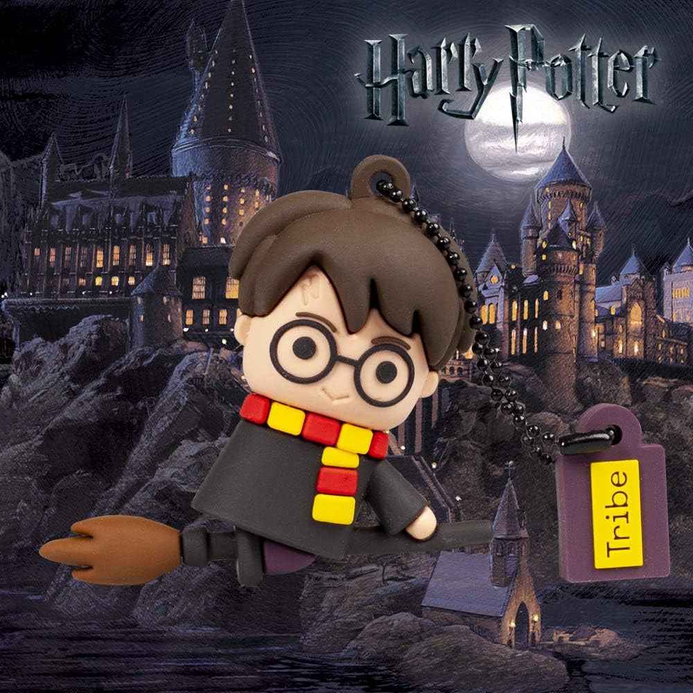 Tribe - Clé USB 32 Go Harry Potter - Mémoire Flash Drive 2.0, Personnage Saga Harry Potter, Clé USB Compatible avec Windows, Linux et Mac