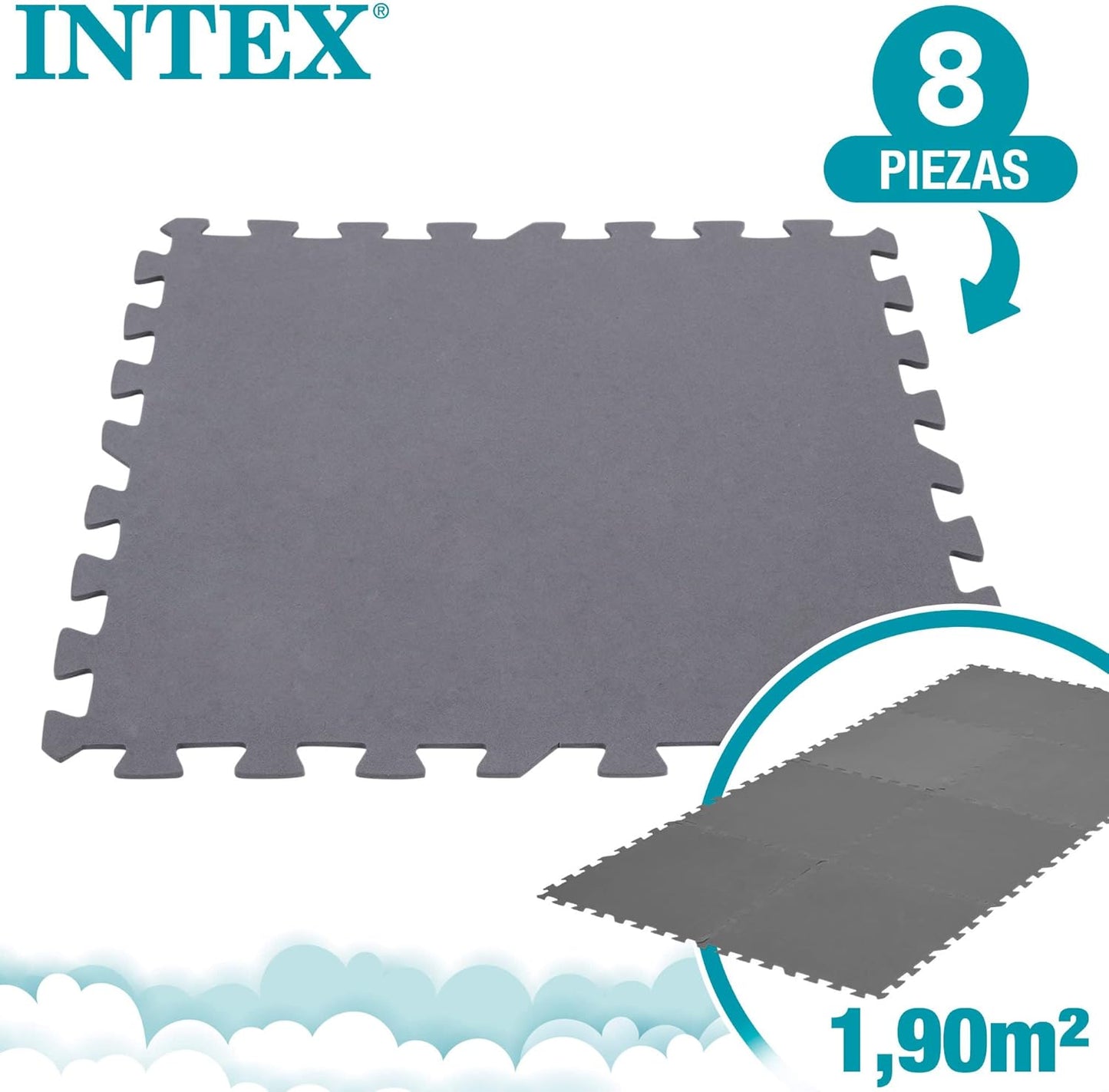 Intex dalles de protection mousse