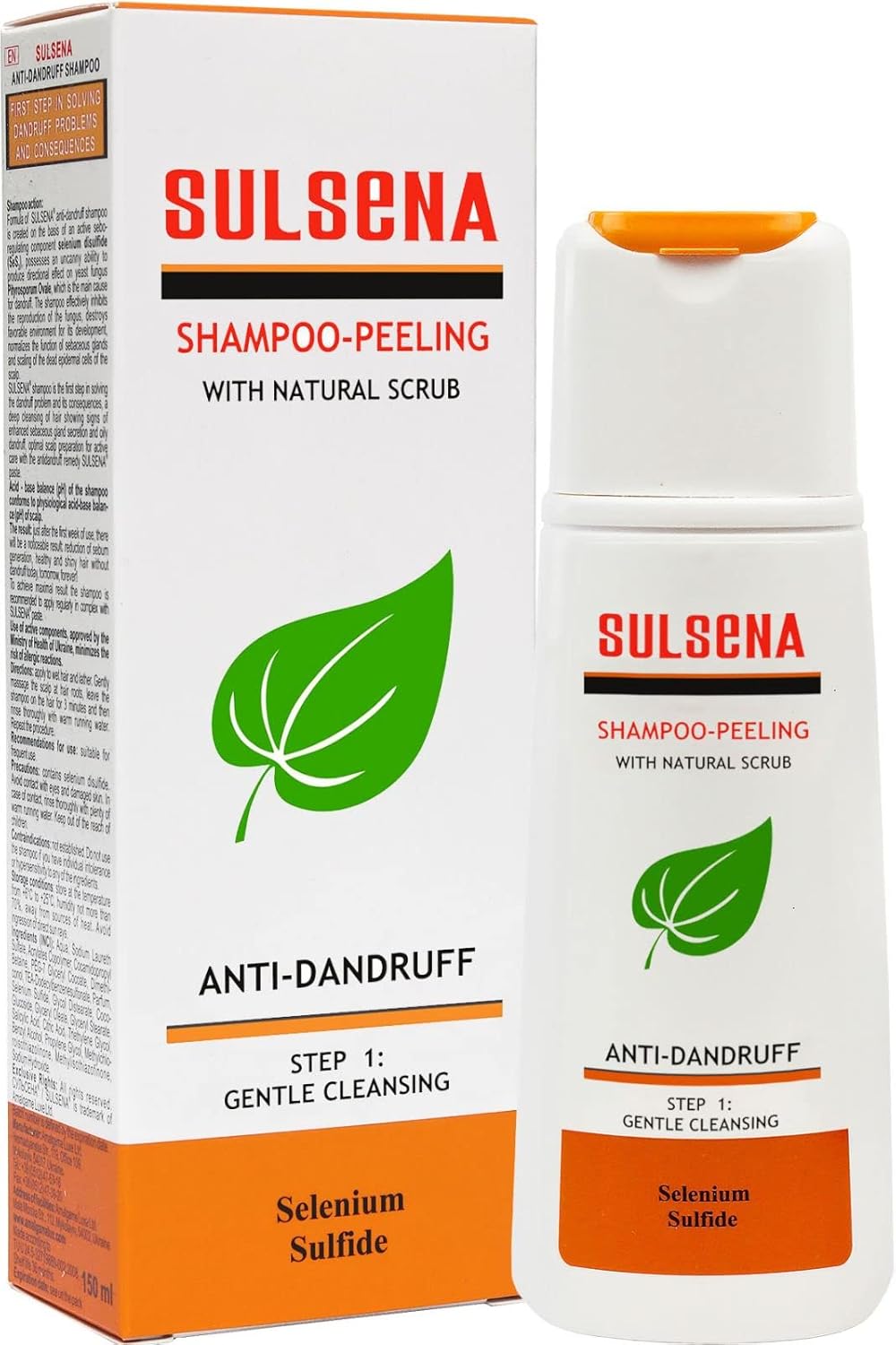 Shampoing Anti Pellicule SULSENA - Sans Sulfate - Pour Hommes et Femmes - Soulage Démangeaisons et Régule Sébum - Efficace Contre les Pellicules - Shampoing pour Cheveux - Anti Pellicule