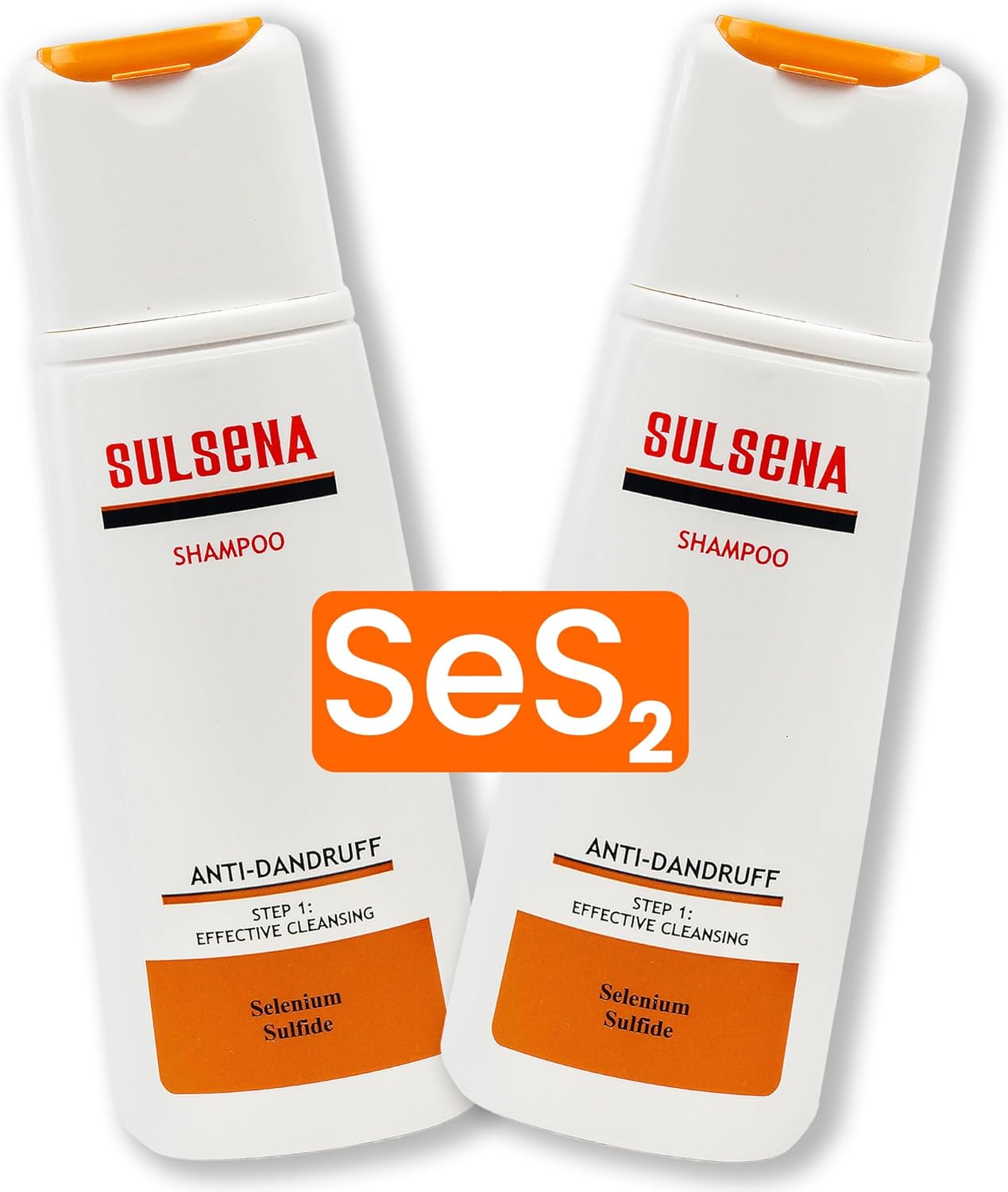 Shampoing Anti Pellicule SULSENA - Sans Sulfate - Pour Hommes et Femmes - Soulage Démangeaisons et Régule Sébum - Efficace Contre les Pellicules - Shampoing pour Cheveux - Anti Pellicule