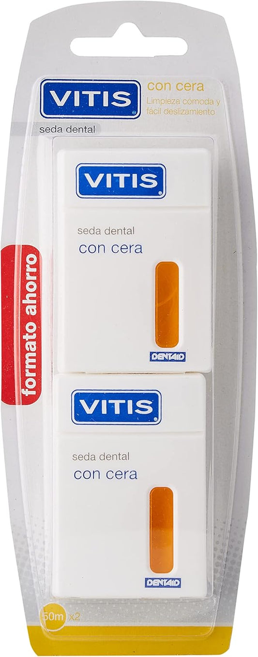 Seda Dent Vitis Con Cera Duplo 2X50M