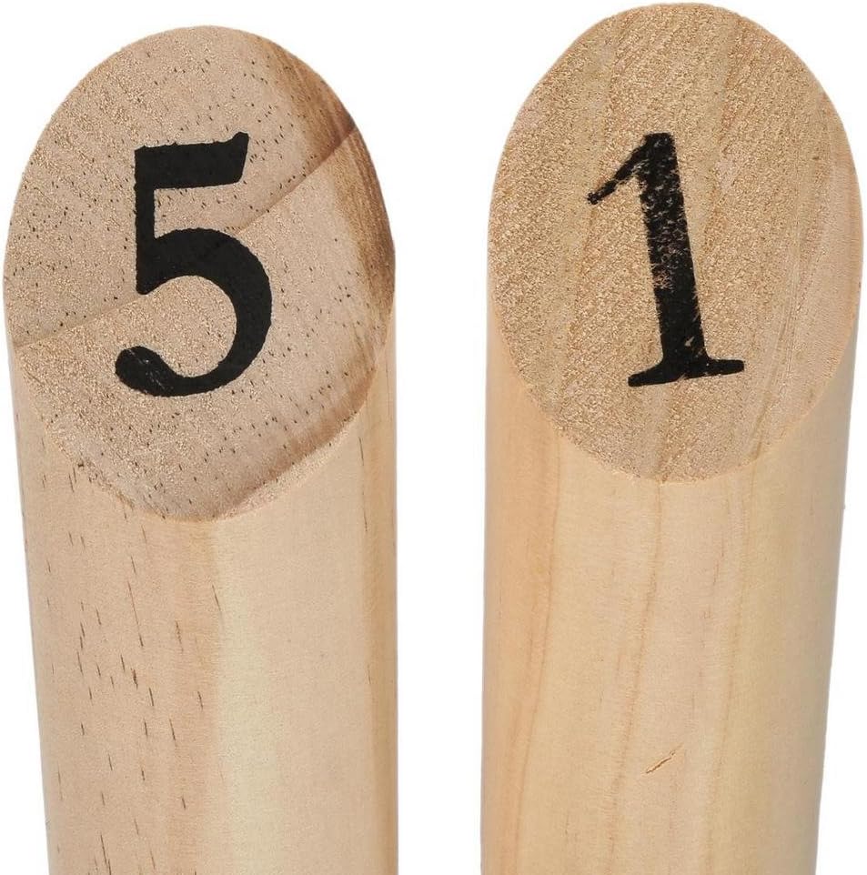 Jeu de quilles en bois 5 ans to 99 ans, Beige