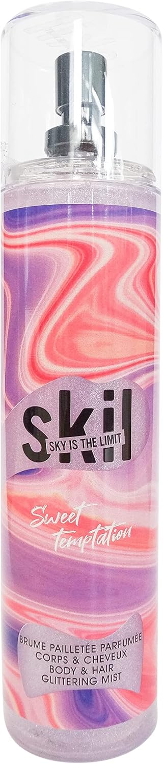 SKIL - Sweet Temptation - Summer Crush Collection - Vanilla Coconut Fragrance - Spray Bottle 250 ml - Made in France in Grasse