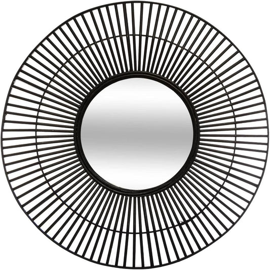 Atmosphera – Black Bamboo Mirror D77 cm