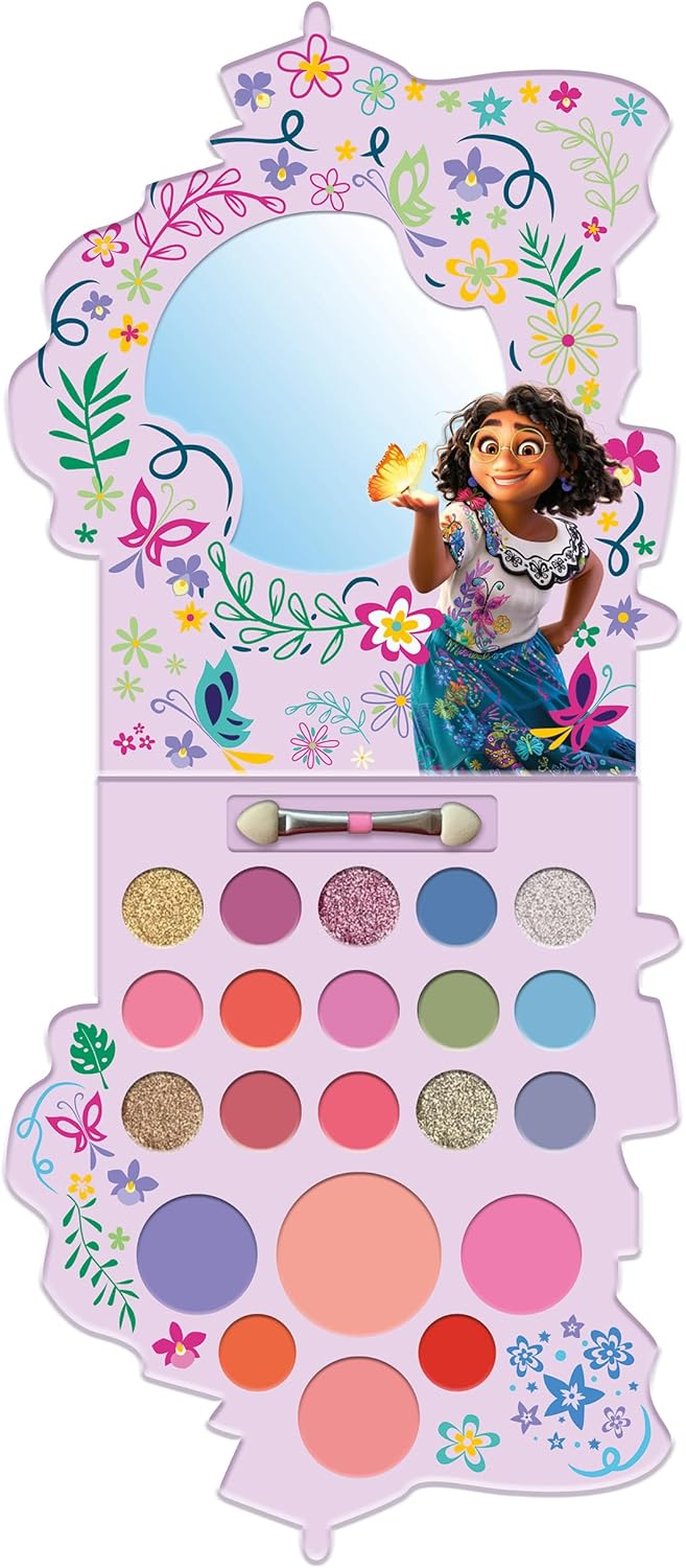 Encanto Palette de maquillage pour petite fille avec miroir et pinceau