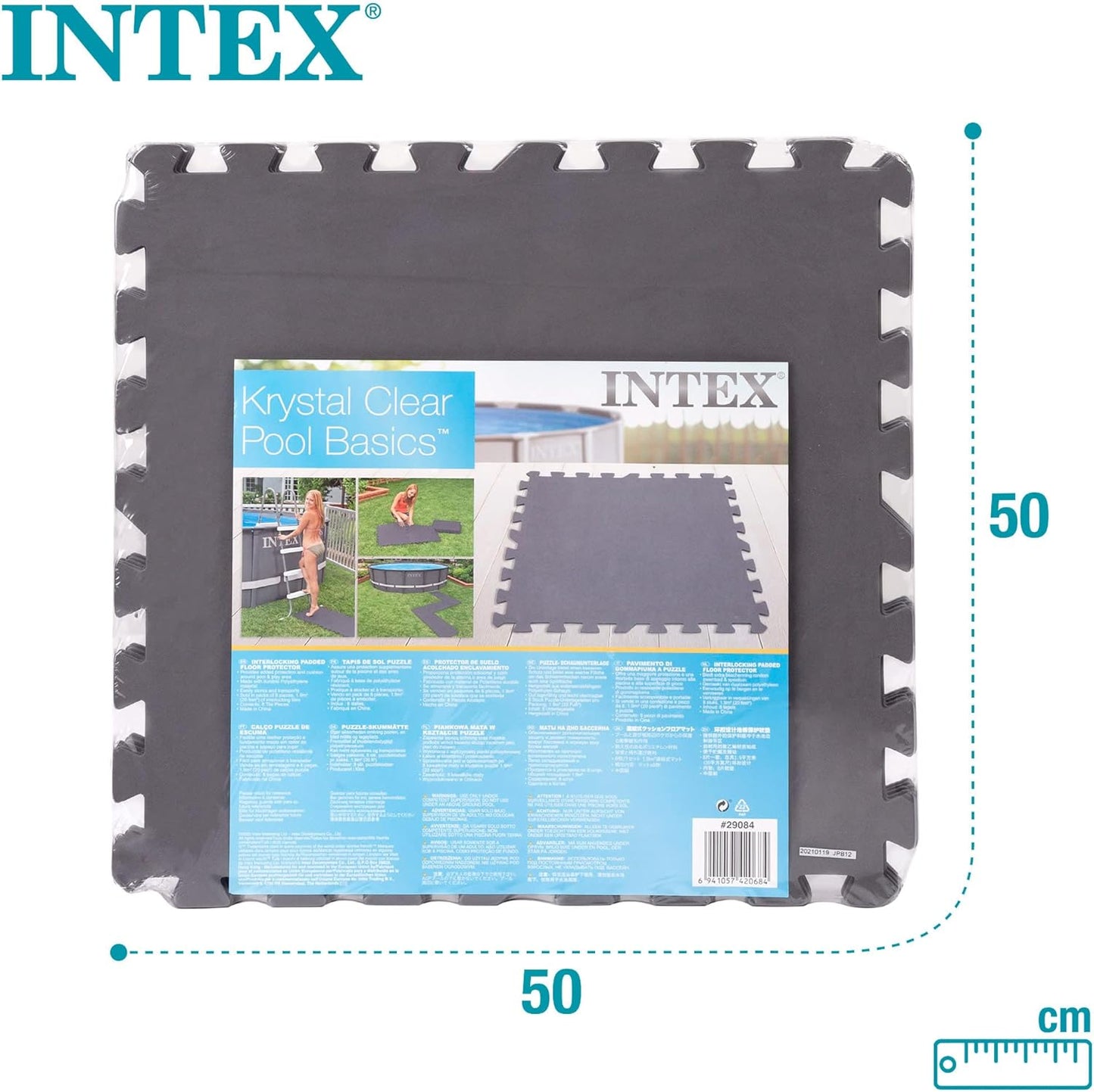 Intex dalles de protection mousse