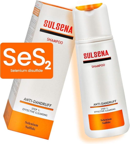 Shampoing Anti Pellicule SULSENA - Sans Sulfate - Pour Hommes et Femmes - Soulage Démangeaisons et Régule Sébum - Efficace Contre les Pellicules - Shampoing pour Cheveux - Anti Pellicule