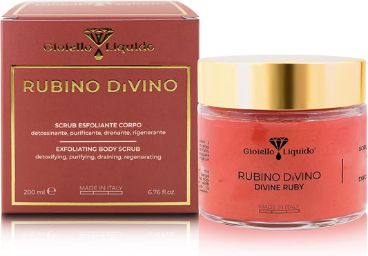 Anti-Cellulite Body Scrub with Sea Salts for Shower and Sauna - Protective Jojoba Oil Exfoliating Body Scrub - Body Scrub 200 ml