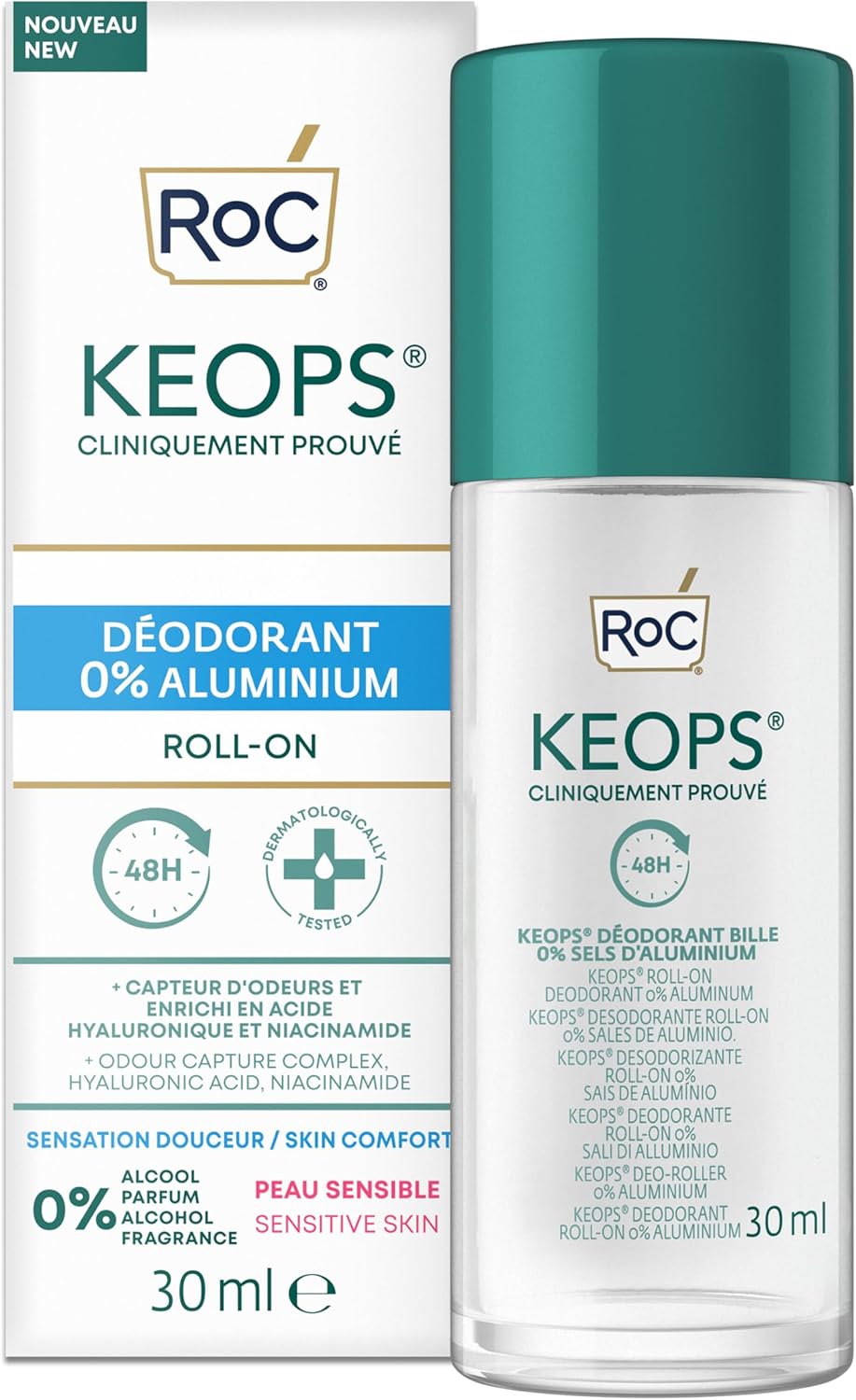 ROC KEOPS DEO ROLL-ON SENSITIVE SKIN 30ML