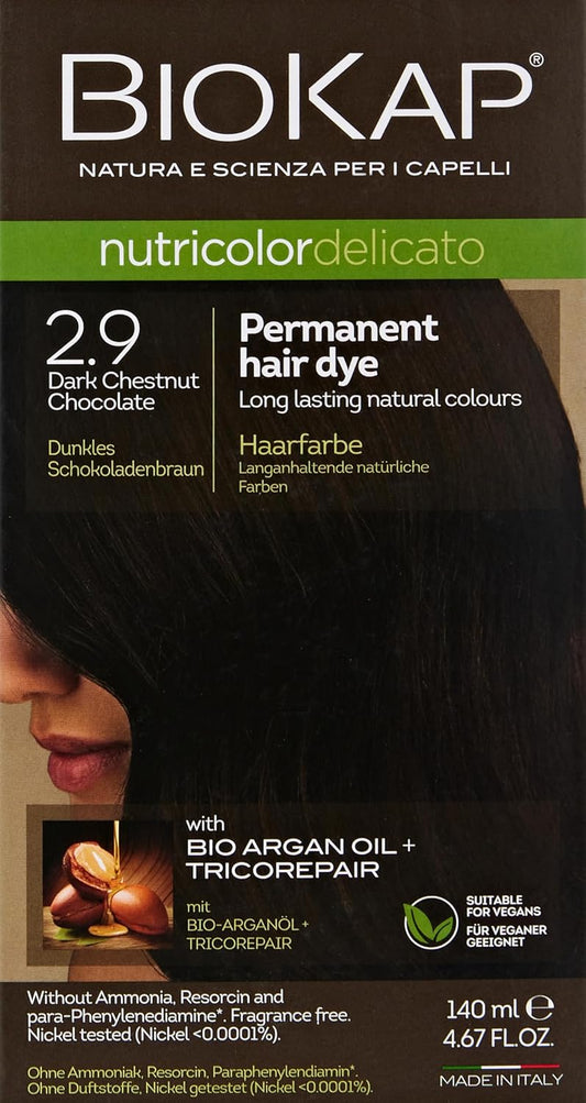 DYE marron foncé chocolat 140ml 2.9 DELICATE