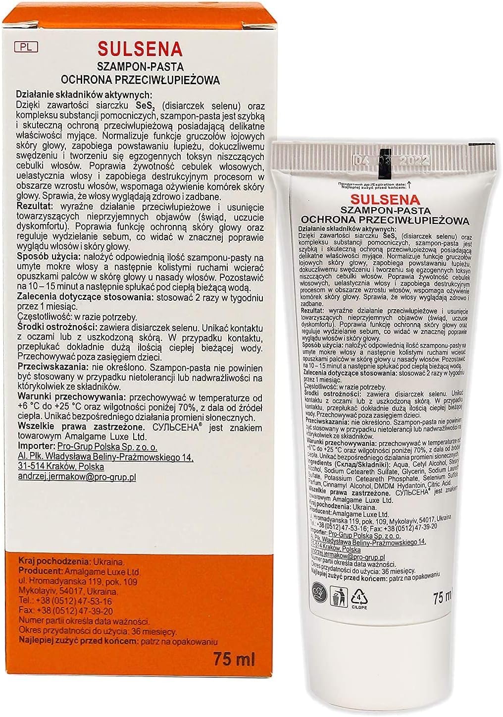 Shampoing Anti Pellicule SULSENA - Sans Sulfate - Pour Hommes et Femmes - Soulage Démangeaisons et Régule Sébum - Efficace Contre les Pellicules - Shampoing pour Cheveux - Anti Pellicule
