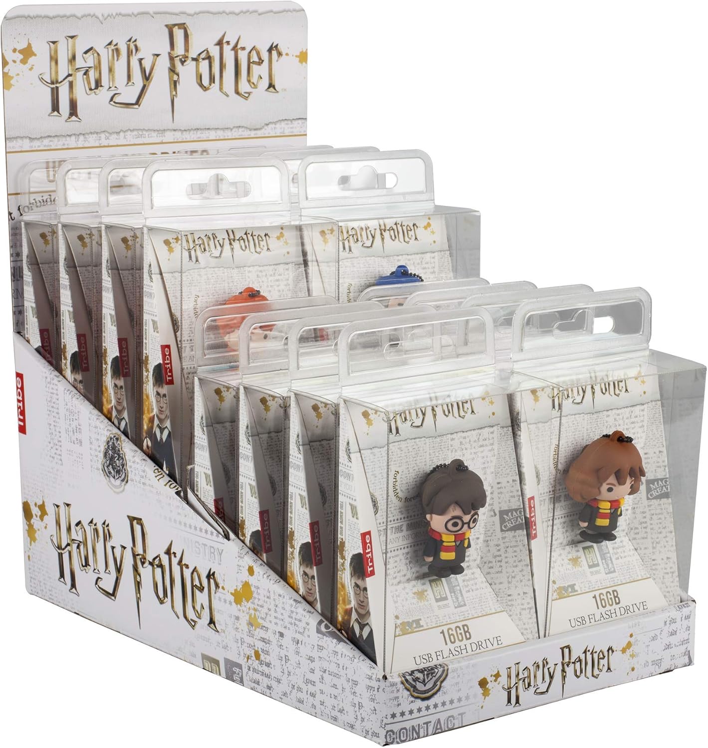 Tribe - Clé USB 32 Go Harry Potter - Mémoire Flash Drive 2.0, Personnage Saga Harry Potter, Clé USB Compatible avec Windows, Linux et Mac