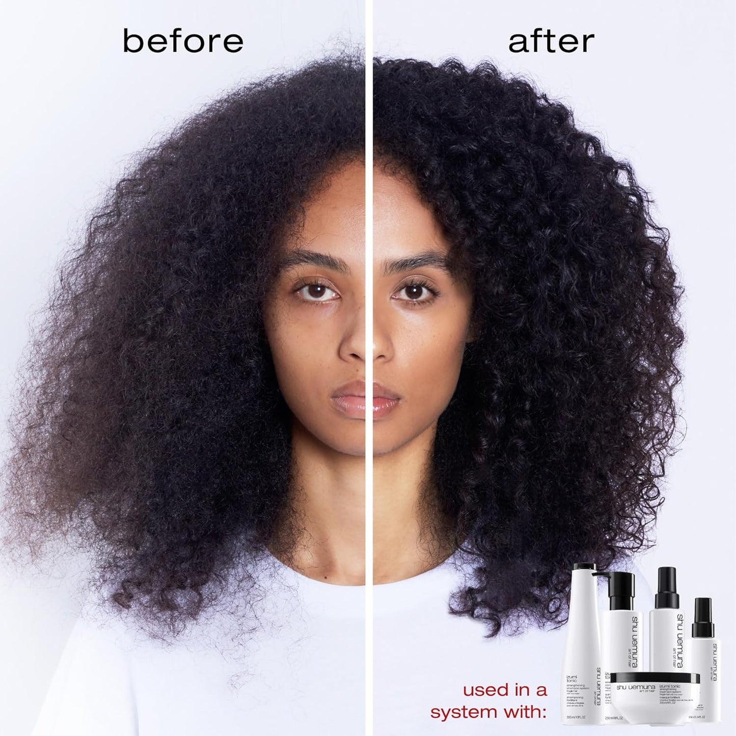 SHU UEMURA ART OF HAIR - Izumi Tonic - Shampoing fortifiant - Nettoie, Renforce & Epaissit la Masse Capillaire - Formule Enrichie en Eau de Riz - Cheveux Fins, Fragiles & Cassants - 300ml