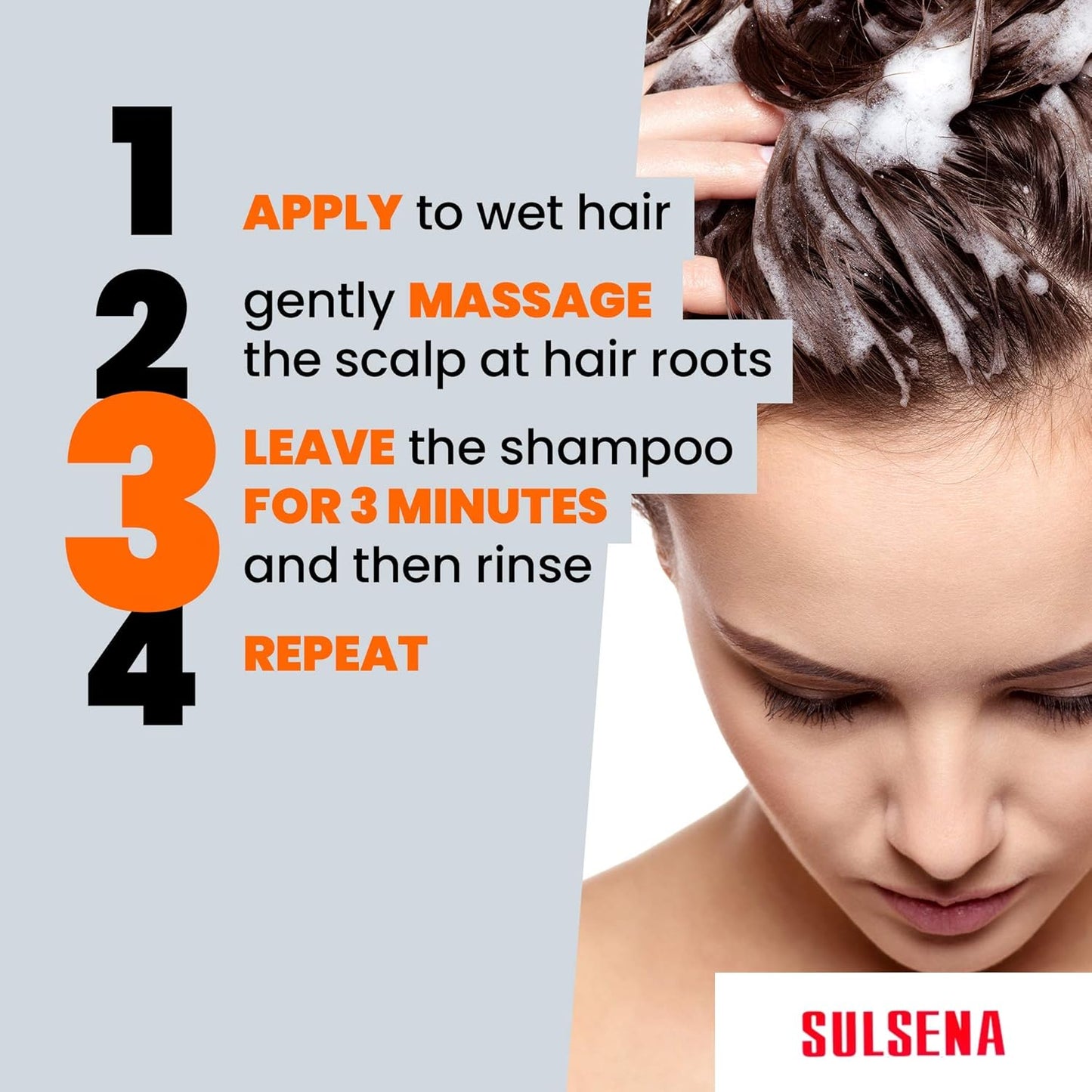 Shampoing Anti Pellicule SULSENA - Sans Sulfate - Pour Hommes et Femmes - Soulage Démangeaisons et Régule Sébum - Efficace Contre les Pellicules - Shampoing pour Cheveux - Anti Pellicule
