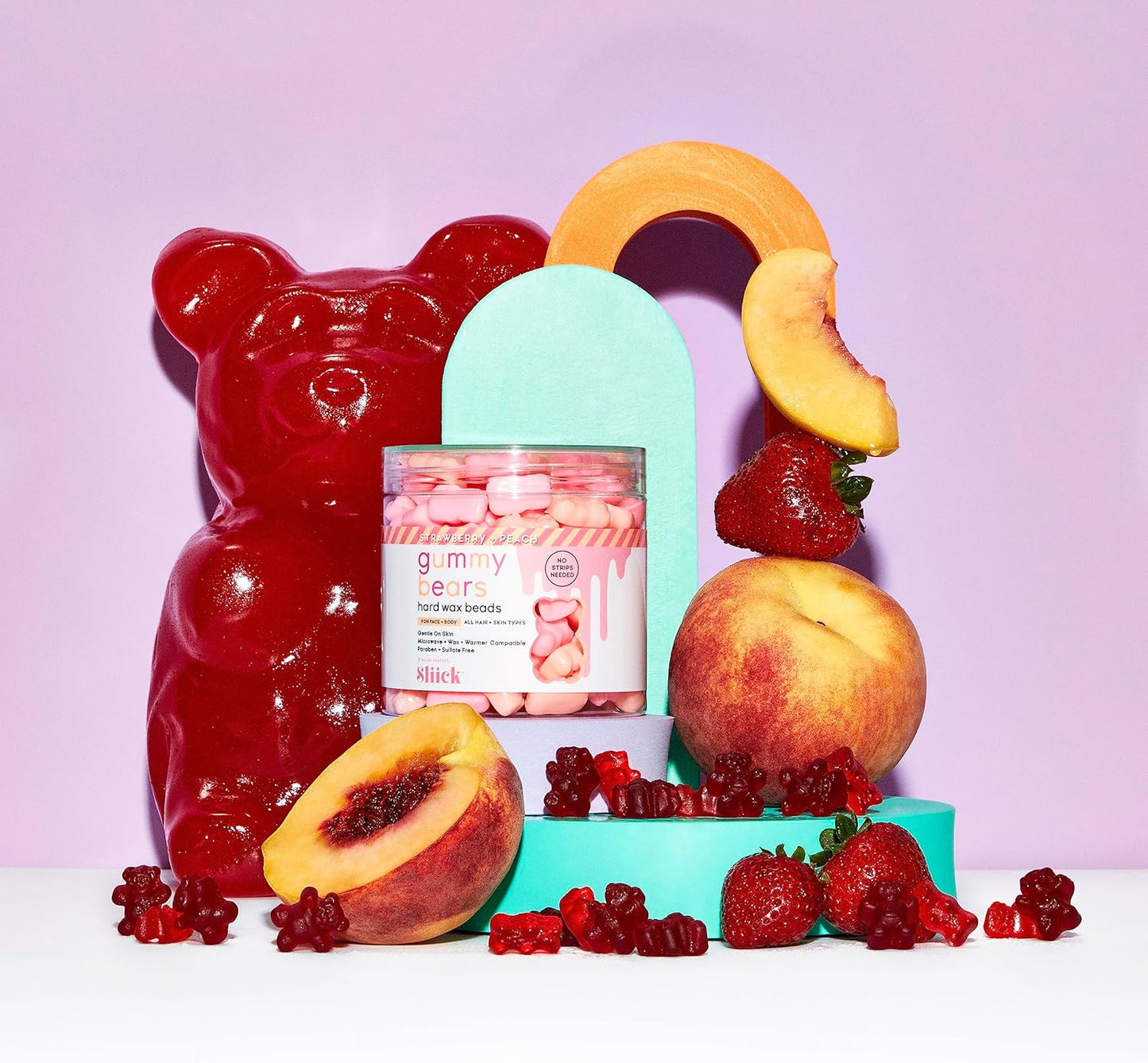 Sliick Wax Gummy Bears 226 g - Cire à épiler - Épilation corps et visage - Adultes Mixte