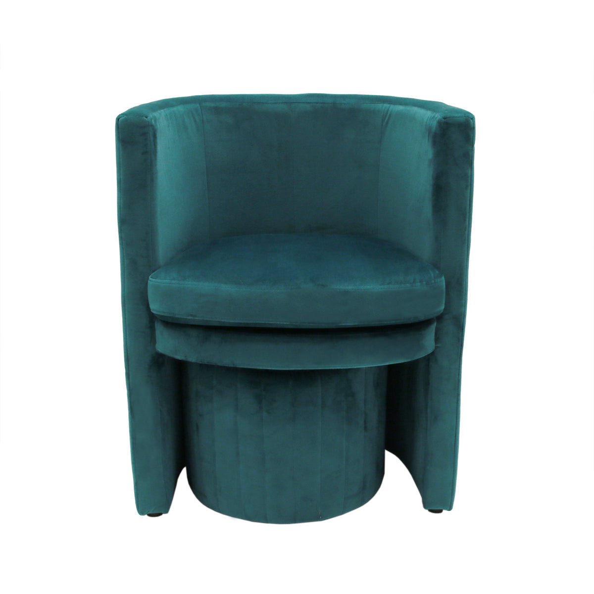 FAUTEUIL CABRIOLET VELOURS BLEU