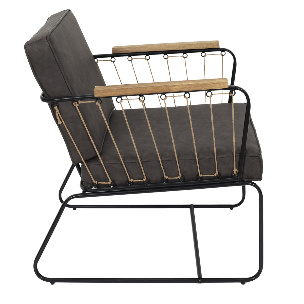 Fauteuil Benson Marron