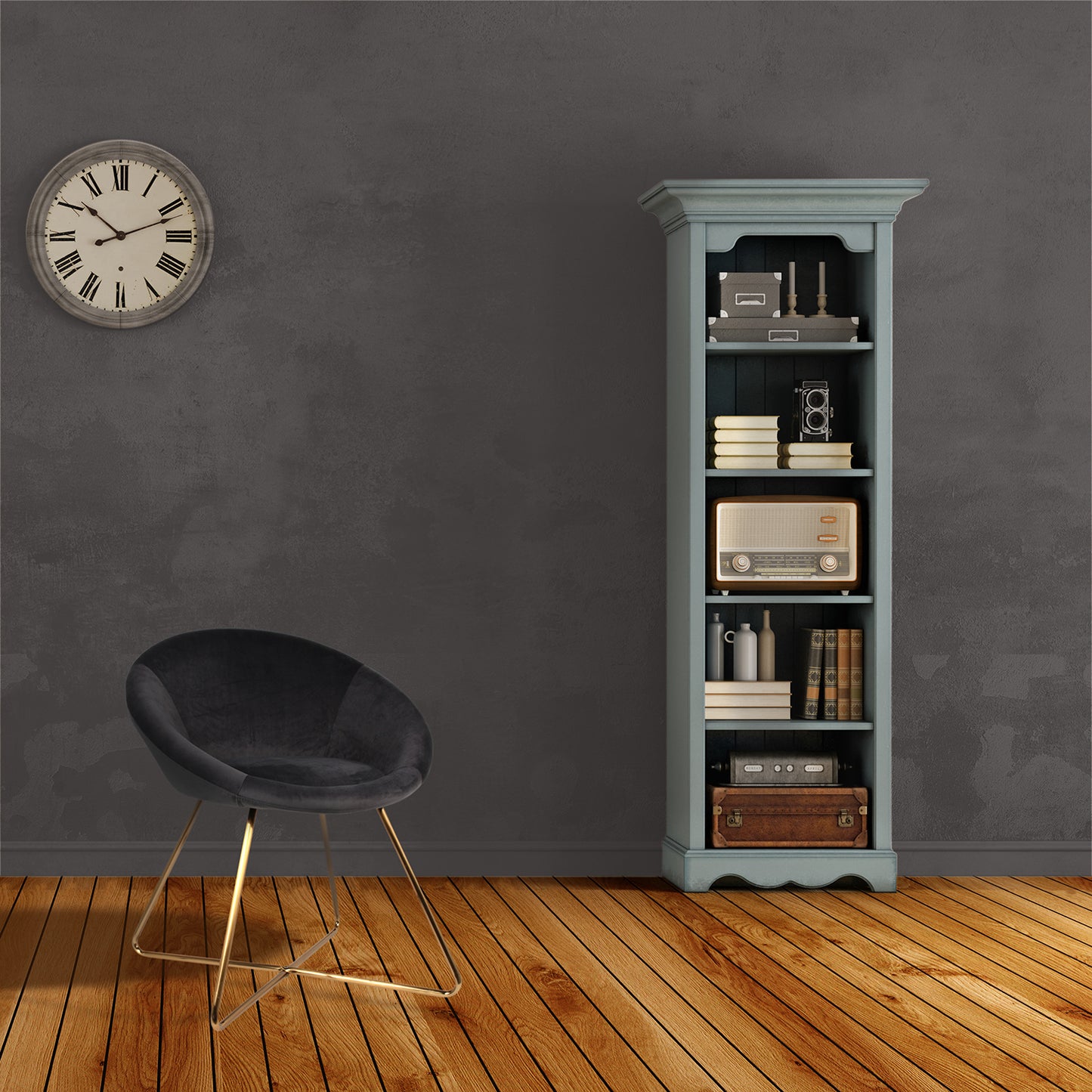 Fauteuil Karl Gris