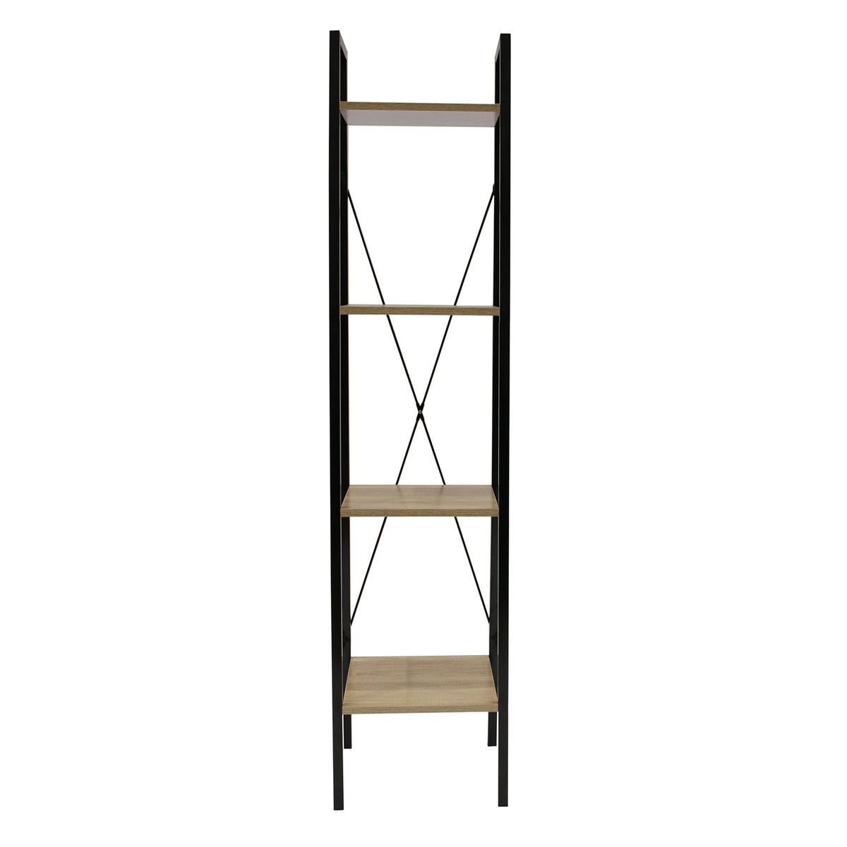 Etagere Bois Et Metal Loka 148X34X32