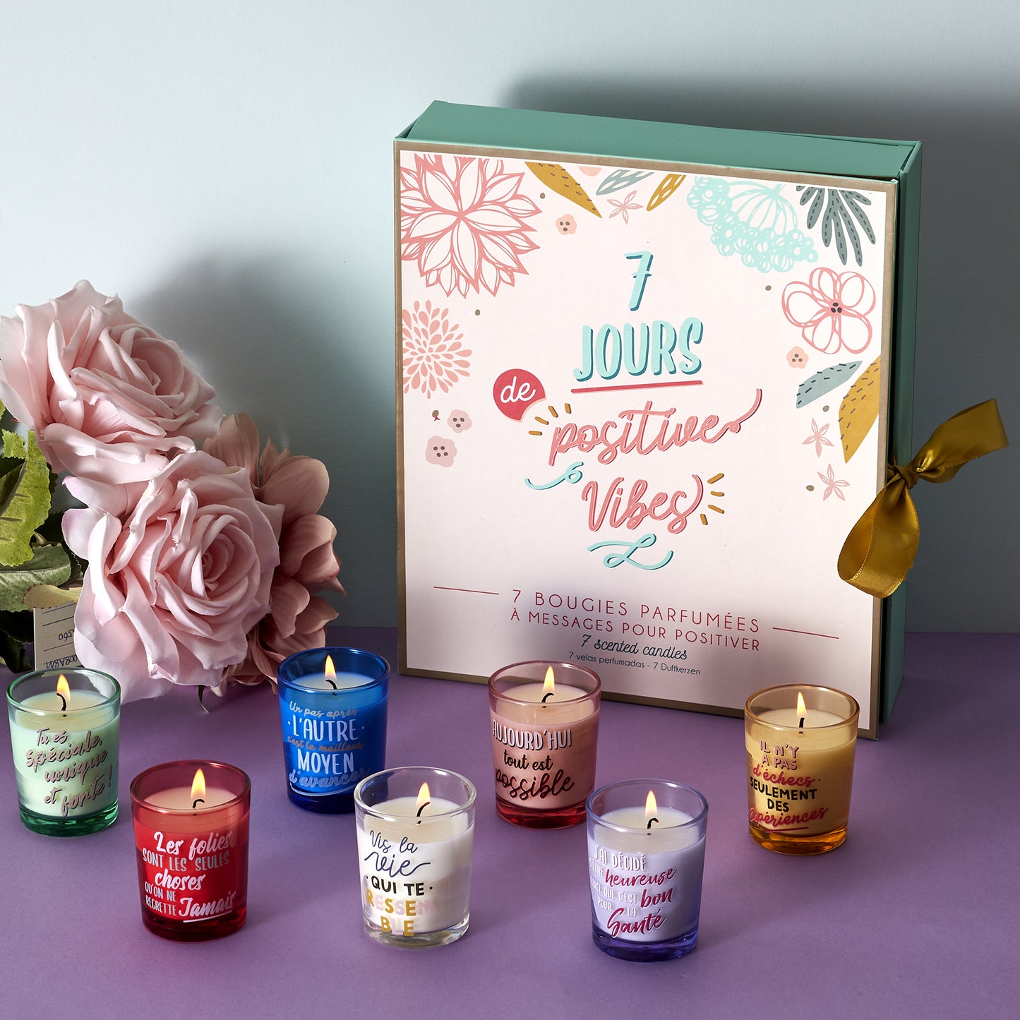 Bougie Parfumee X7 Calendrier Citations