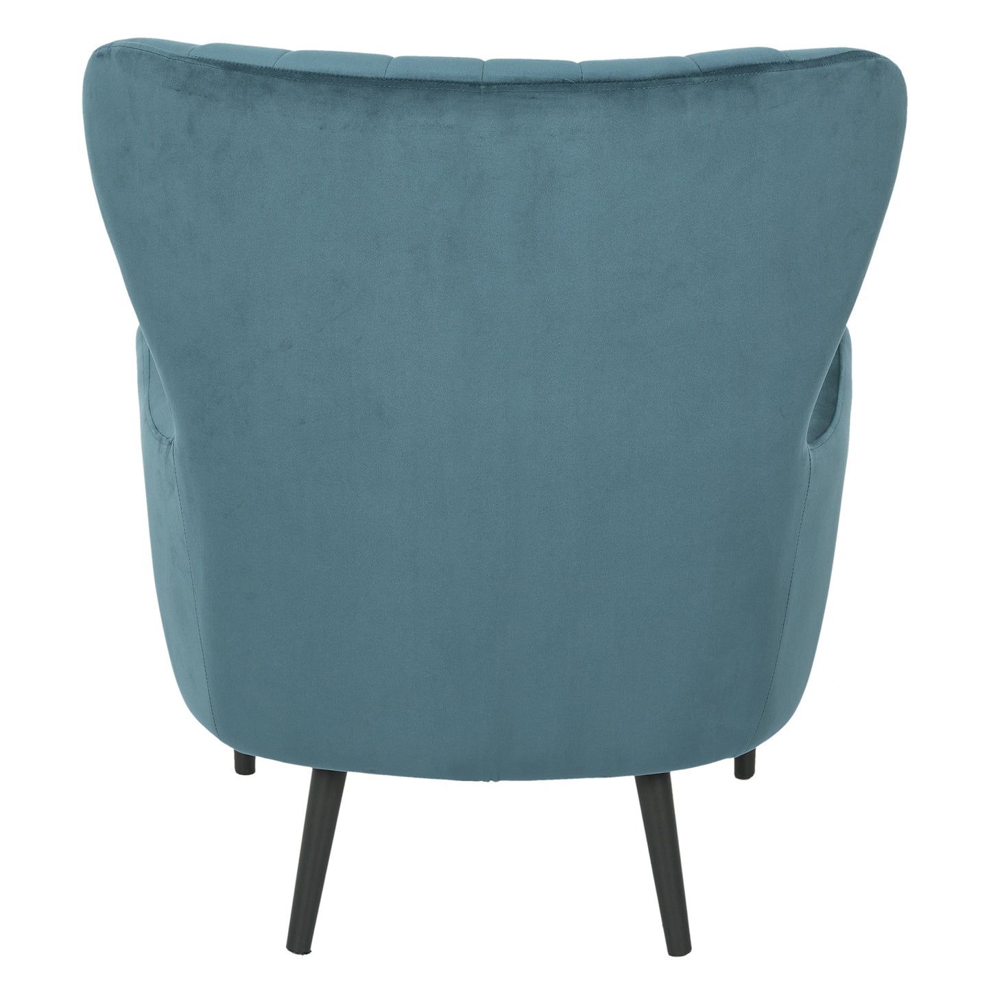 Fauteuil Heaven Velours Bleu Paon