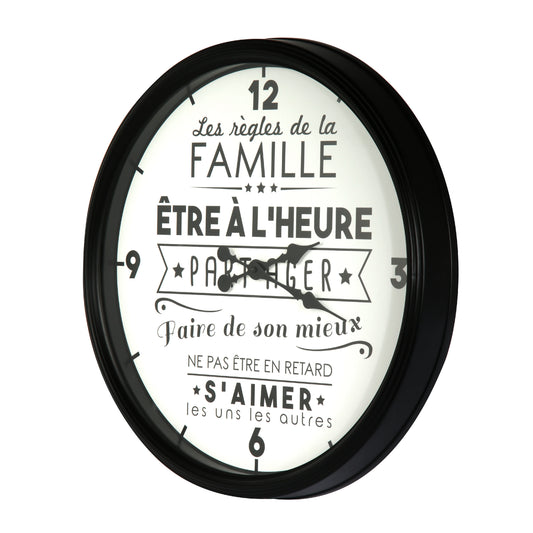 Horloge La Vie En Famille