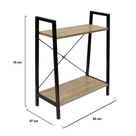 Etagere Bois Et Metal 70X60X27
