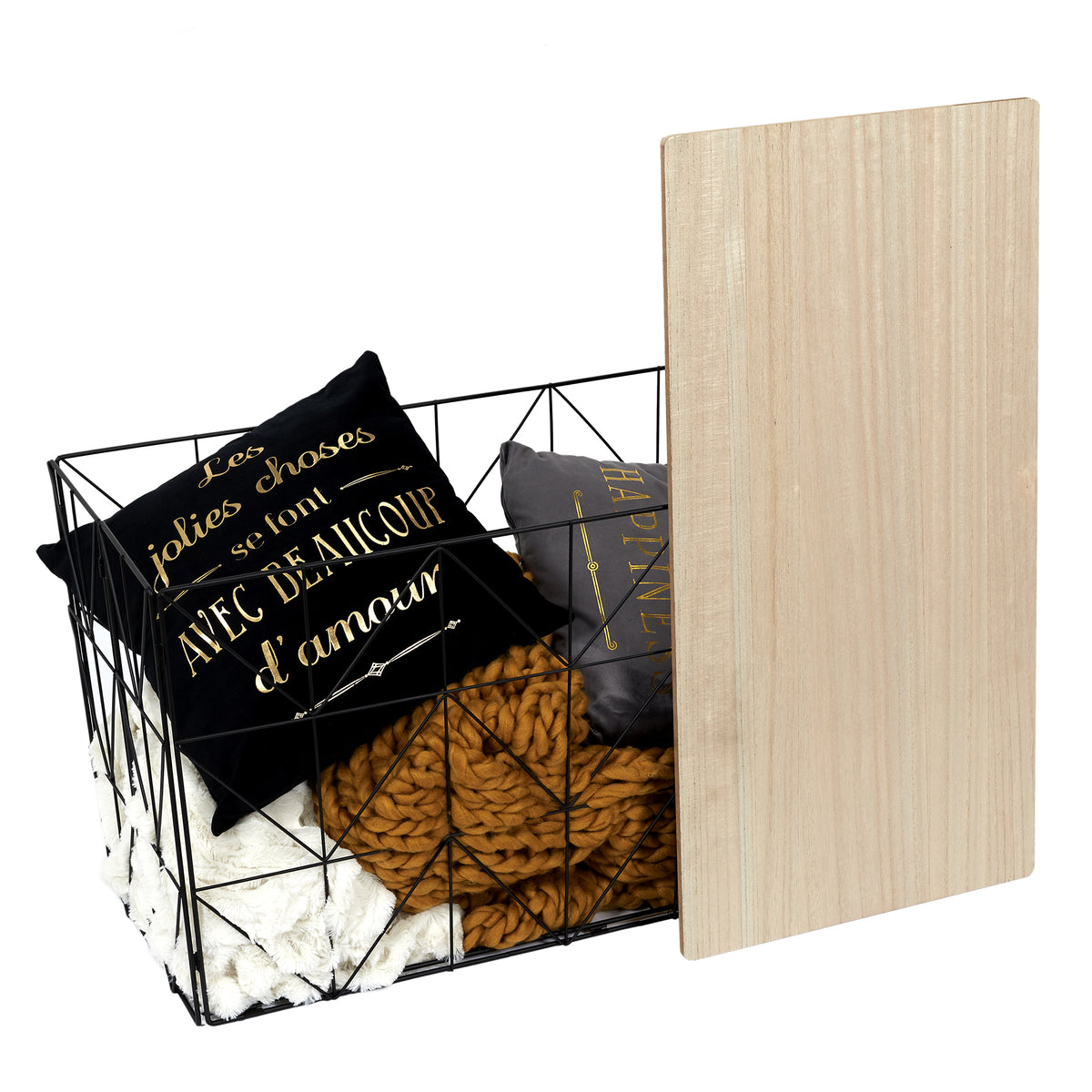 Table Pliable Filaire Noir
