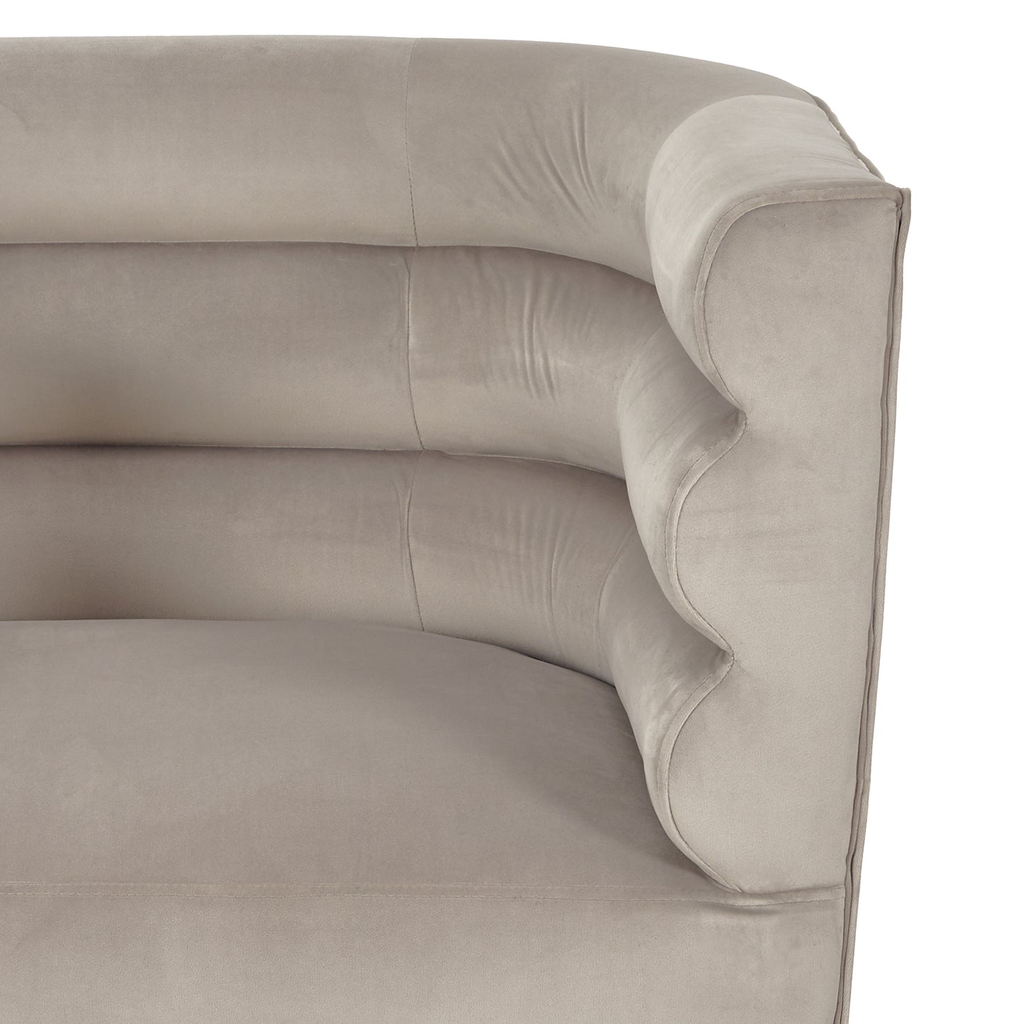 Canape Amelia Velours Taupe