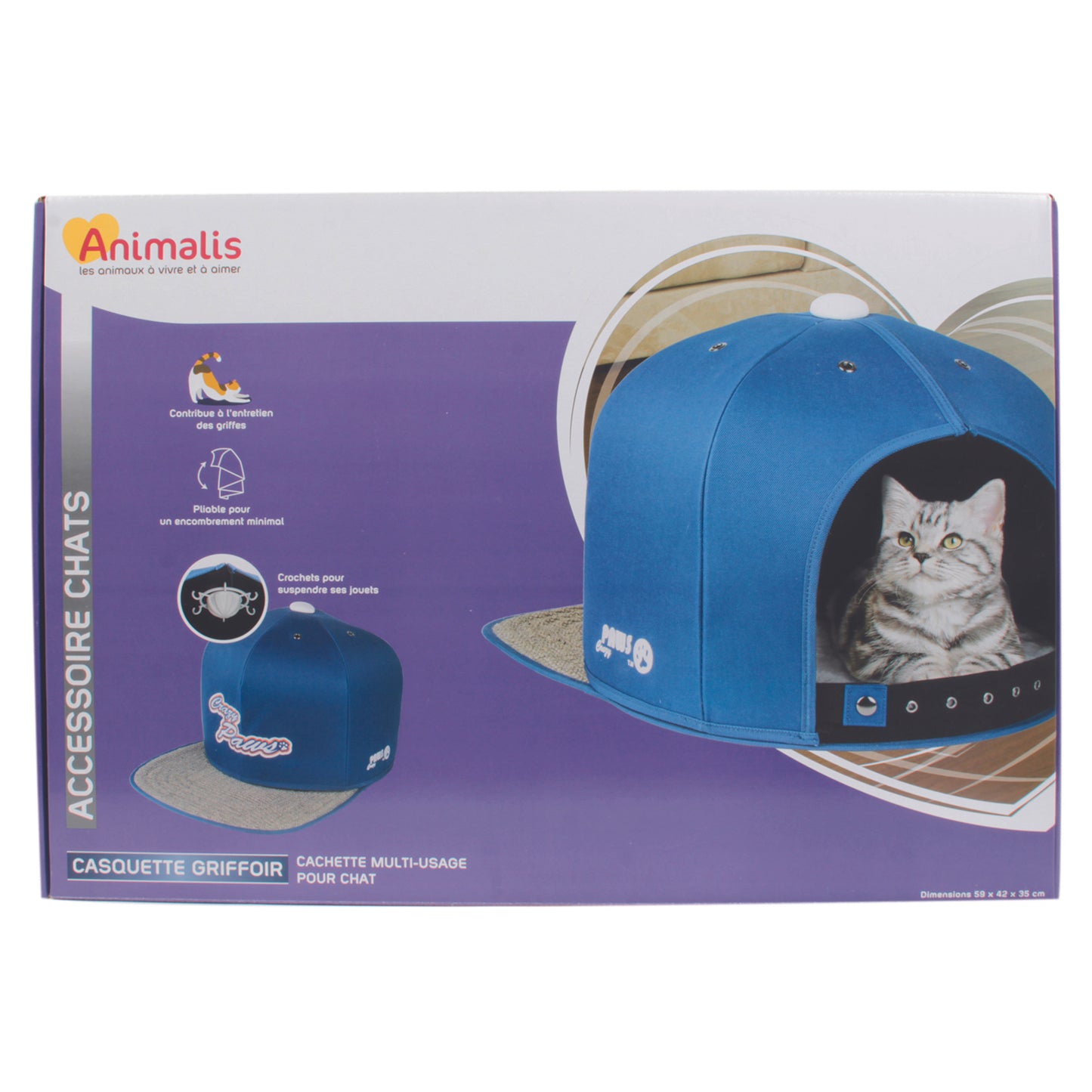 Panier Casquette Chat