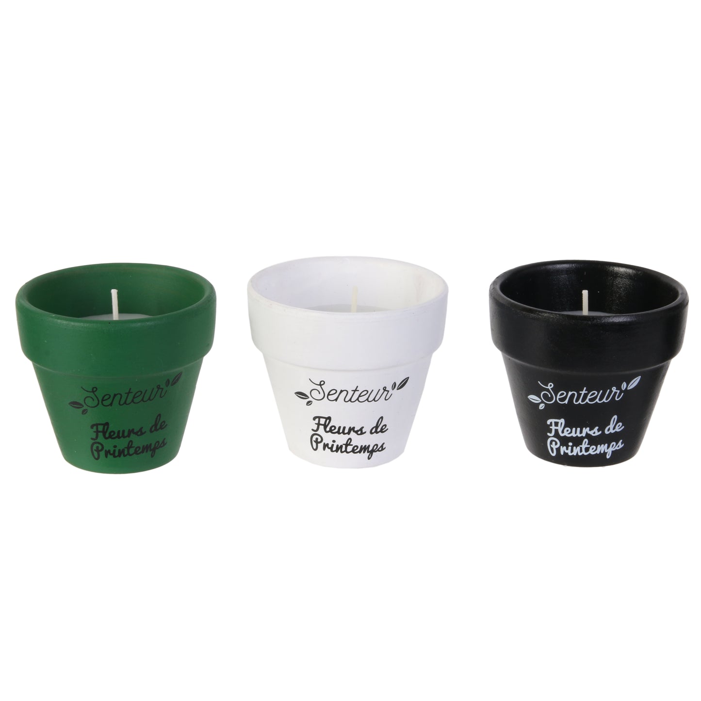 Bougie Parfumee Terracotta X3 Coffret Jardin
