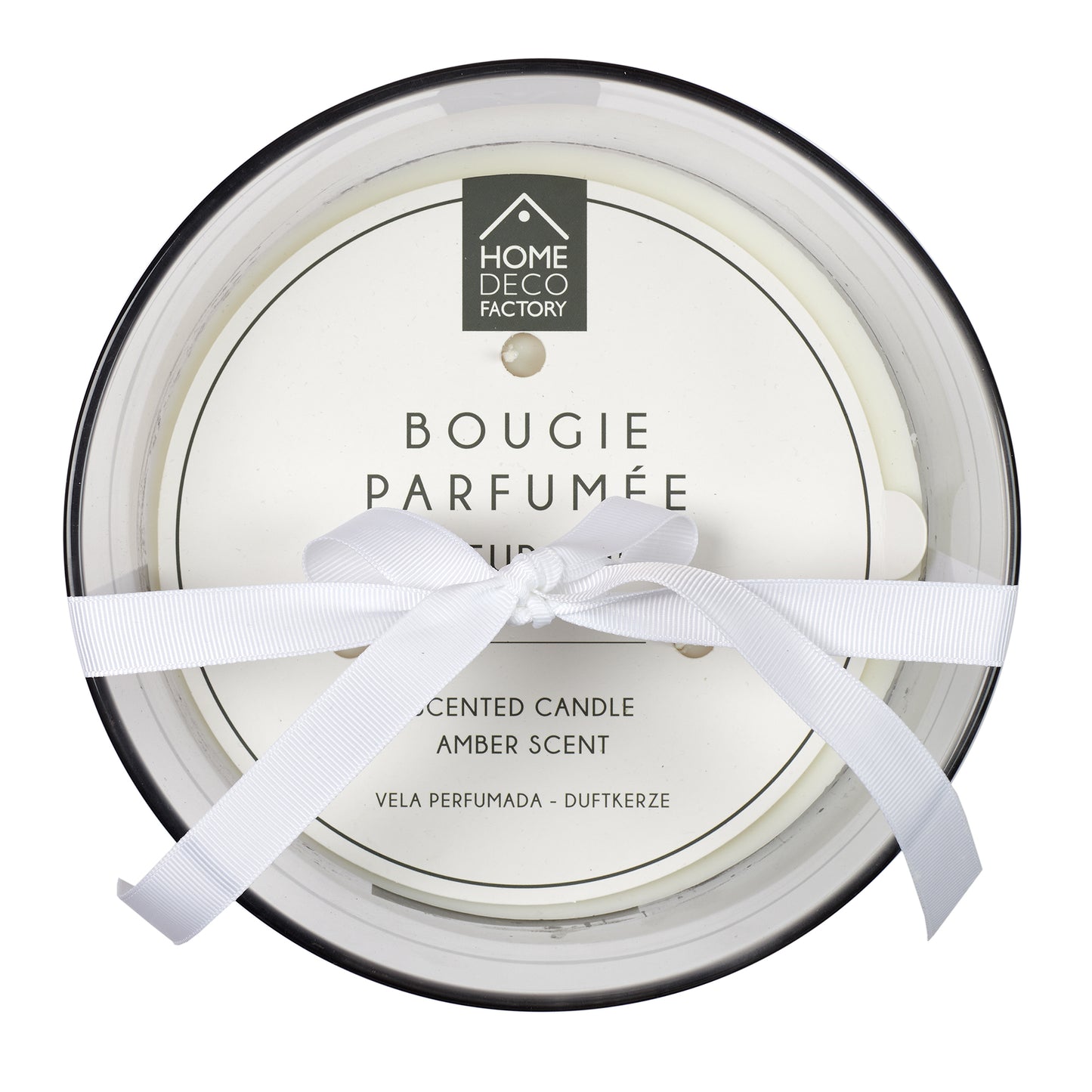 Bougie Parfumee Vase Gris Harmony H23Cm
