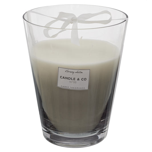 Bougie Parfumee Vase Gris Harmony H23Cm
