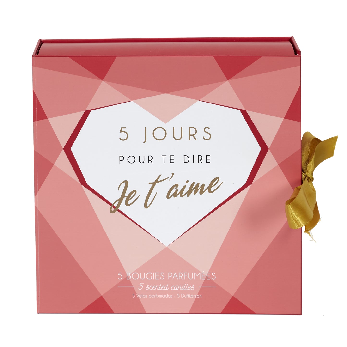 Bougie Parfumee X5 Calendrier Mots D Amour