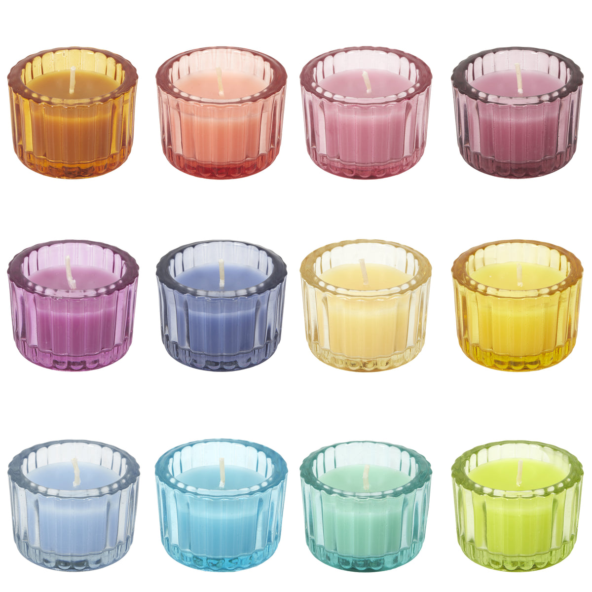 Bougie Parfumee X12 Nuances Coffret