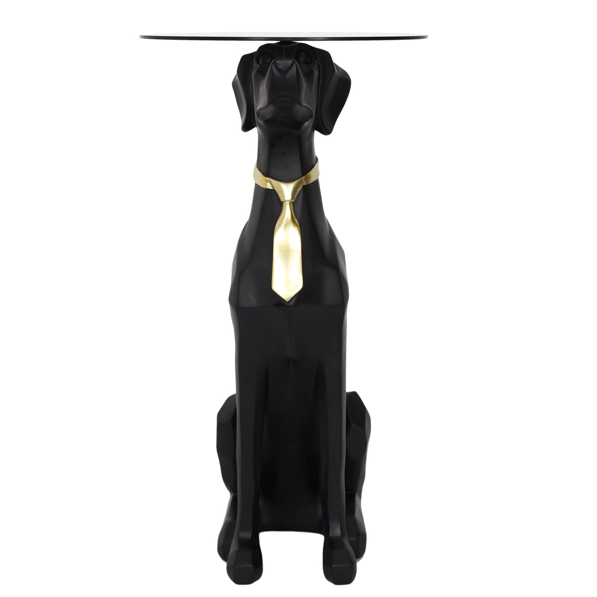 Table Basse Deco Chien Assis 66Cm