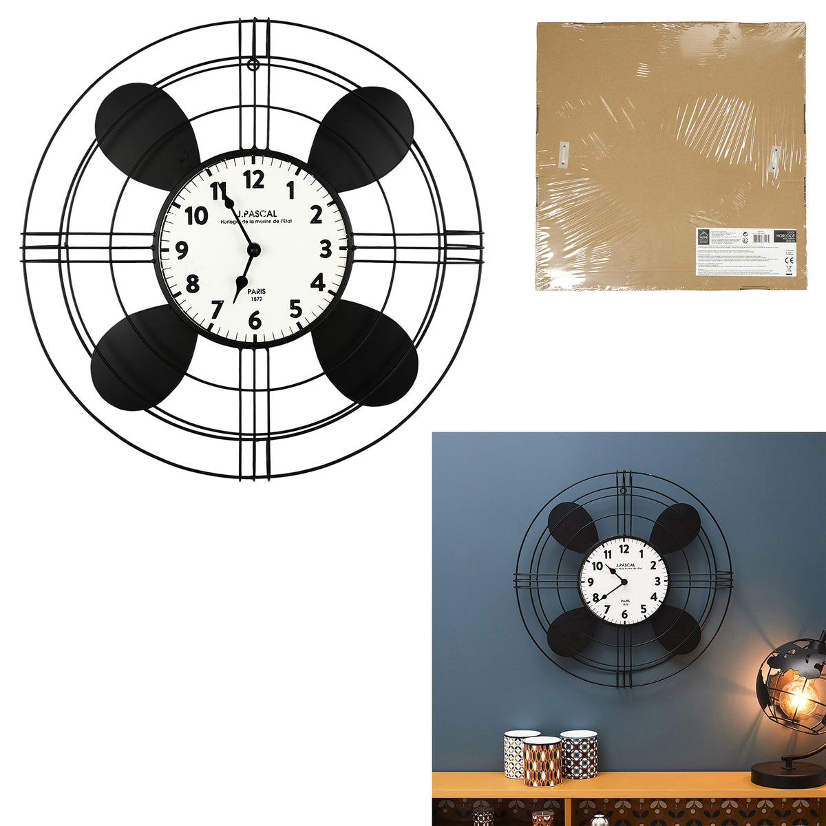 Horloge Helice Vintage